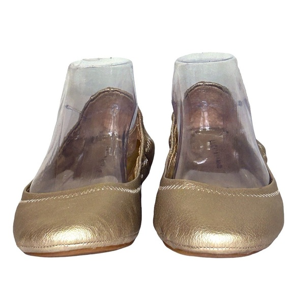Lucky Brand Emmie Women’s Gold Ballet Flats Size-8.5/39 EUC - Picture 3 of 7